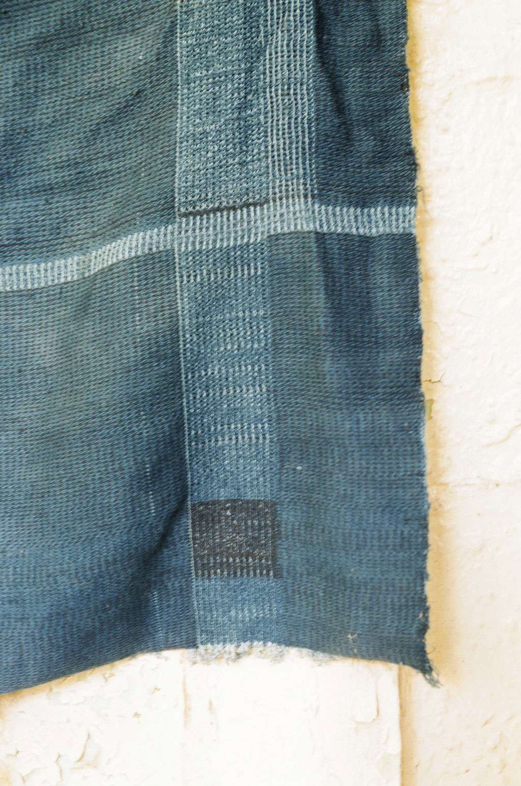 'felted block shiyu', silk and merino wool, handwoven