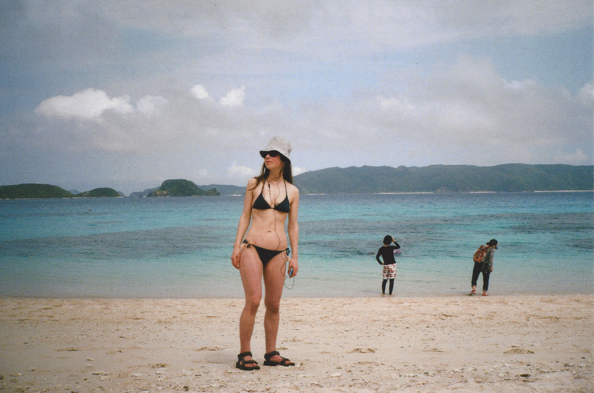 jessie on the beach